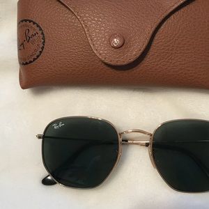 Ray-Ban Hexagon 54mm Aviator Sunglasses